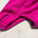 Theia off the shoulder Hot Pink Magenta column dress size 10 Photo 4