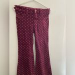 PilcroBurgundy corduroy   Boho chic Flare Jeans Photo 4