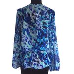 Cache Blue Elaborate Embellished Peasant Boho Top + Belt Sheer Illusion $138 NWT Photo 3