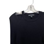 INC  International Concepts Cutout Ribbed Knit Sweater Black Women’s Size Medium Photo 2