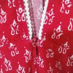 Pull & Bear  LS Red Bandana Romper Short Photo 2