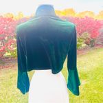 Huhot Velvet Dark Hunter Green 3/4 Bell
Sleeve Shrug Size L Photo 9