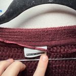 Noisy May  Deep Burgundy V-Neck Sweater Photo 1