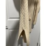 Arancrafts Ivory Long Irish 100% Merino Wool Cardigan Sweater Coat Size Medium Photo 5