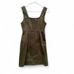 Urban Outfitters  Green Overall Mini Dress Sz 2 Photo 2