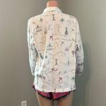 Victoria's Secret  Women's L Pants/Top Pajama Set 2-Piece Christmas White #66 Photo 13