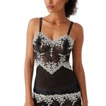 Wacoal  Embrace Lace Chemise in Navy Blue Size Medium Photo 7