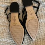 Jessica Simpson Black Leather Slingback Flats Photo 2