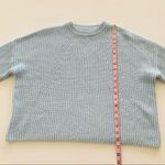 BP Nordstrom Light Blue Knit Cosy Crewneck Sweater Large Photo 6