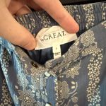 The Great Boating Pearl Snap Skirt Size 2 Color Blue and White Photo 2