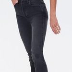 Forever 21 Black Cropped Mom Jeans Photo 0