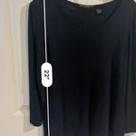 Donna Karan Black  long sleeve top Photo 4