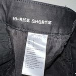 American Eagle  Black Super Super Stretch Hi Rise Shortie Shorts Photo 4