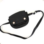 J.Crew  Bristol Convertible Black Pebble Calf Leather Fanny Pack Belt Bag Photo 2