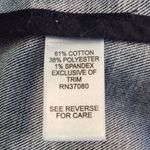 Cato  Dark Wash Denim Jacket Size Large 3/4 Sleeve Denim Blazer Photo 7