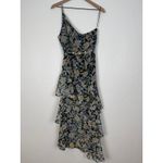 Petal and Pup Amren Floral One-Shoulder Tiered Asymmetric Dress Size 14 Photo 2