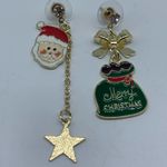 New Christmas SantaClaus gift bag fashion earrings Photo 1