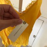 Anthropologie  Floreat NWT Women's Yellow Lace Cami Top Size XS Photo 4