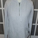 prAna  Womens Gray 1/4 Zip Thermal Hoodie Sweater‎ Medium Photo 0