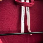 Anthropologie  Women's Button-Up Pajama Top Wine burgundy Modal oversized XXS Photo 2
