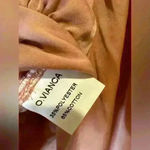 O. Vianca  Women’s Long Sleeves Ruched Wrap‎ Cropped Top Size M Photo 3