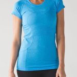 Lululemon  Swiftly Tech Short Sleeve- Heathered Beach Blanket Blue Photo 0