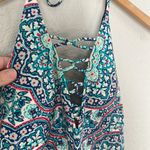 Athleta Monaco Tie Swim Dress Athleisure Beach Vacation Resortwear Lace Up Small Photo 3