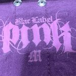 Vintage Y2K Black Label Pink Purple Graphic Racerback Tank Top Size Medium Moto Photo 6