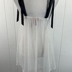 Victoria's Secret  Very Sexy White with Rhinestone Snowflake details Size XL Photo 5