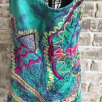 Chico's Retro Vest Boho Artsy Festive Embroidered Photo 4