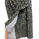 Tommy Bahama Wild One Faux Wrap Dress Black Tan Small Photo 4