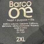 BARCO ONE SCRUB PANTS KNIT WAISTBAND MID RISE 5 POCKET 2XL BLACK NEW NO TAG Size undefined Photo 6