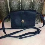 Melie Bianco  Nicky Vegan Leather Mini Crossbody, Navy Photo 2