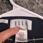 Elle  Black White Ankle Elastic Waist Pants Size Medium GUC #7594 Photo 5