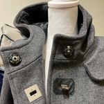 Grey wool coat with hood claudiepierlot Gray Photo 7