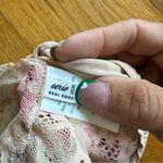 Aerie  Sunkissed Lace Plunge Bralette Pink Orange size XL Photo 3