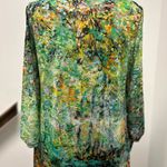 Peck & Peck  Zoe French Countryside layered colorful top blouse Medium Photo 3