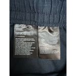 H&M  Linen Navy Blue Drawstring Pants XL 100%‎ Linen Relaxed Fit NWOT Photo 5