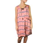 Anthropologie Anthro PPLA Pink Tie Dye Sleeveless Mini Dress Oversized Casual Dress Small Photo 5