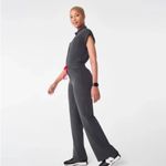 FIGS  Rafaela Cargo Wide Leg Jumpsuit in Charcoal size Petite Small Photo 2