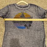  Parks Walt Disney World Castle Mickey Navy Blue Burnout Retro Tee T-Shirt Photo 2