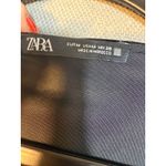 ZARA  Velvet Floral Long Sleeve Dress Size M | Boho Dark Romance Photo 3