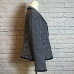 Judith Hart Collection Navy White Polka Dot Blazer Women's Size 14 Blue Photo 1
