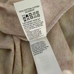 Lucky Brand Boho Floral Pink Cream Short Sleeve Top Size Small Photo 2