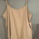 Time & Tru Women’s Beige Cami Tank Top Photo 2