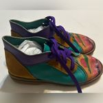 Vibram  Colorful Artistic Sneakers with Purple Laces size 8 Photo 1