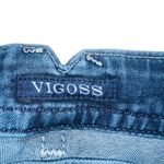 Vigoss Women's  Ripped‎ Distressed Skinny Jeans Dk Wash Denim Embellished Pockets Photo 10