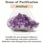 Amethyst Natural  Quartz Bracelet-Purple Gemstone Bracelet, Crystal Beads Photo 1