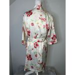 Women’s Floral 3/4 Sleeve Robe Wedding Bridal Small Pink Photo 3