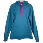 The North Face  Teal Blue Pink Pullover Hoodie Photo 0